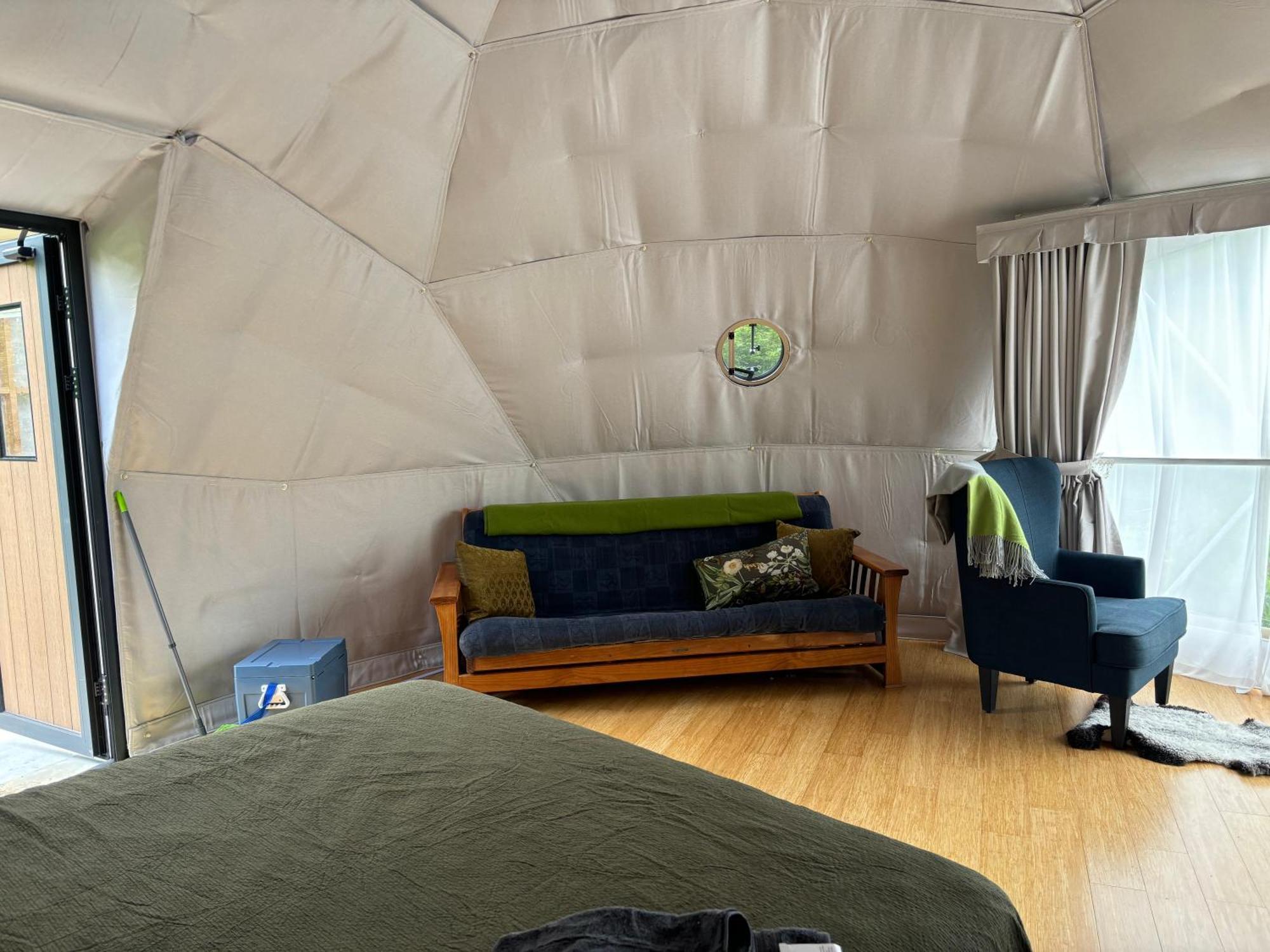Takahuri Glamping Domes วังกานุย ภายนอก รูปภาพ
