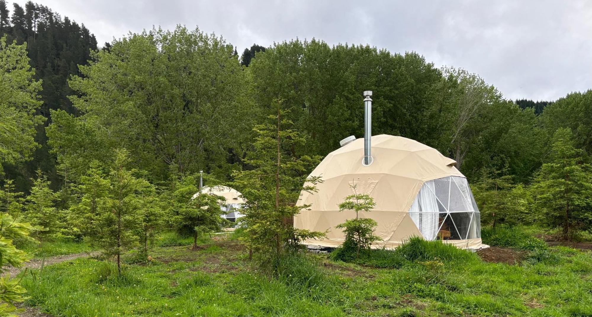 Takahuri Glamping Domes วังกานุย ภายนอก รูปภาพ
